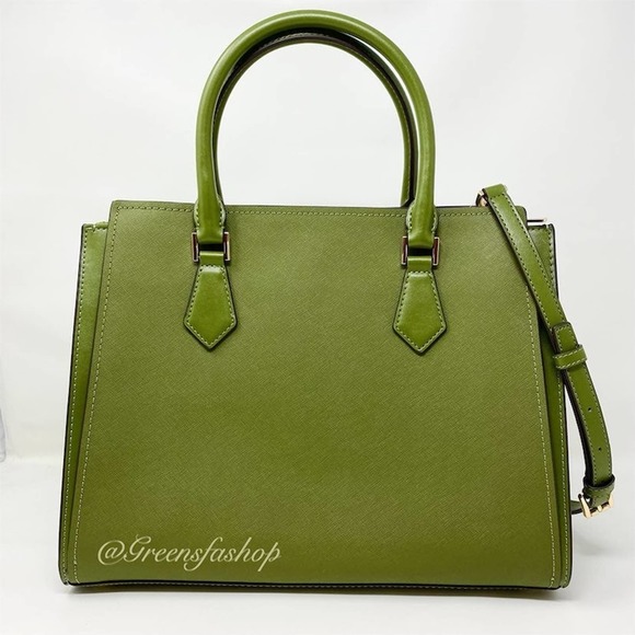 New Michael Kors Purse Hope Large Satchel - Picture 2 of 10